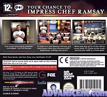 Image n° 2 - boxback : Hell's Kitchen - The Game